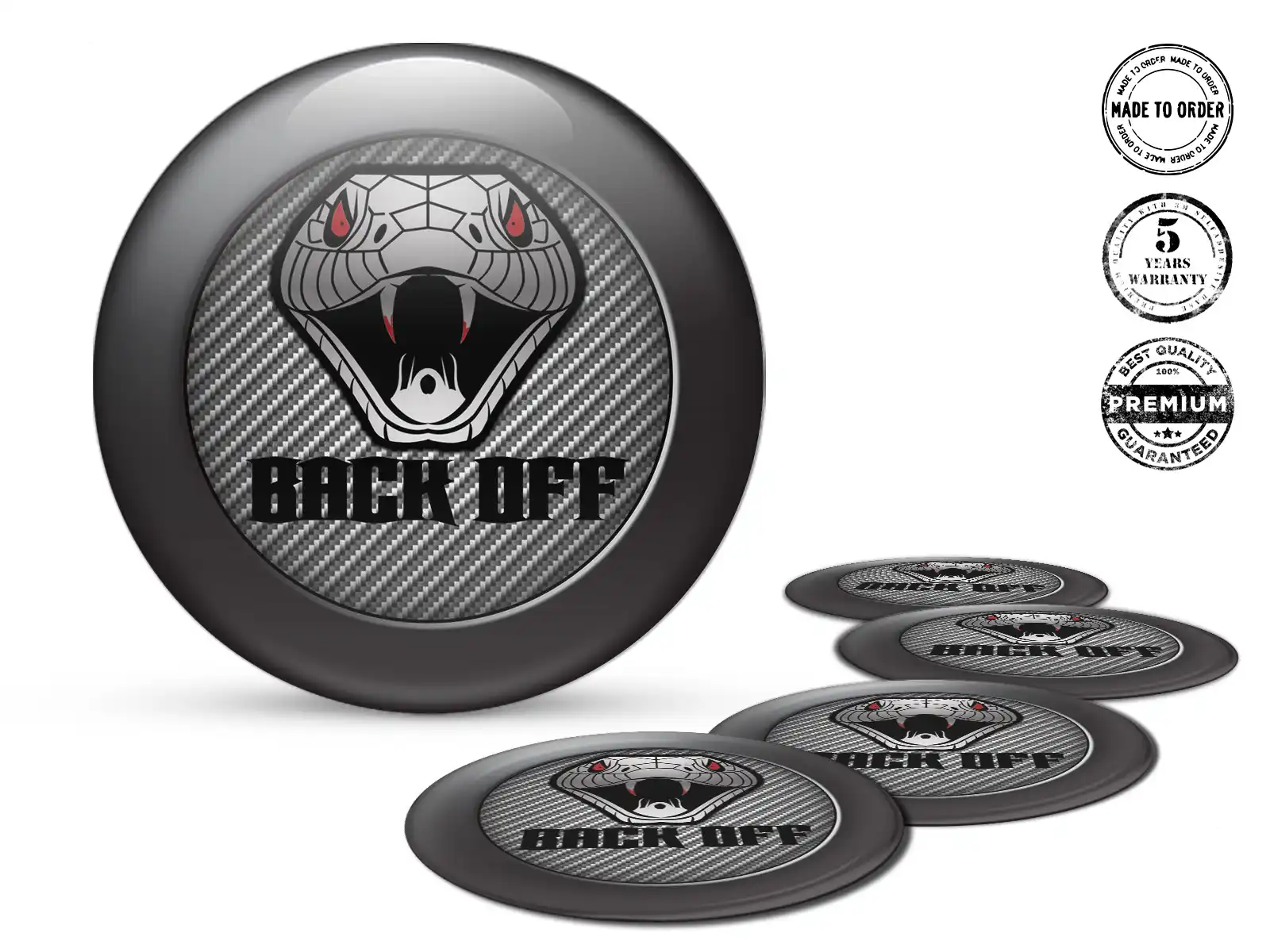 Custom Dome Stickers Vector Stellar Drift Flow
